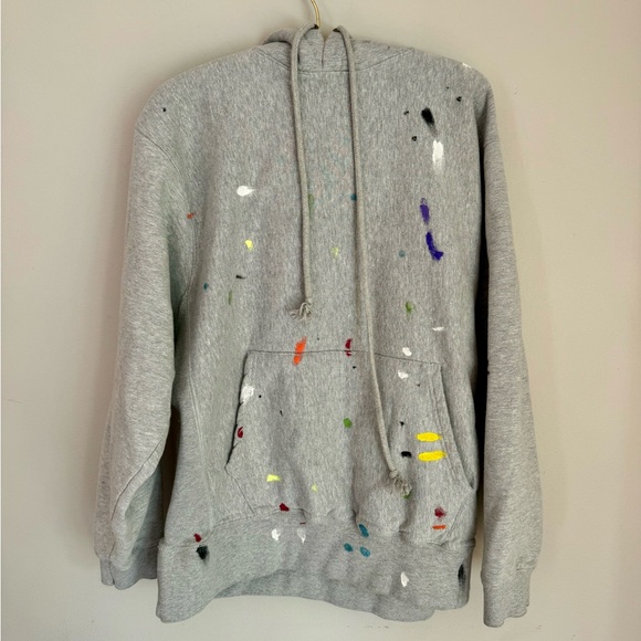 MNML Grey Painters Hoodie - Picture 2 of 7